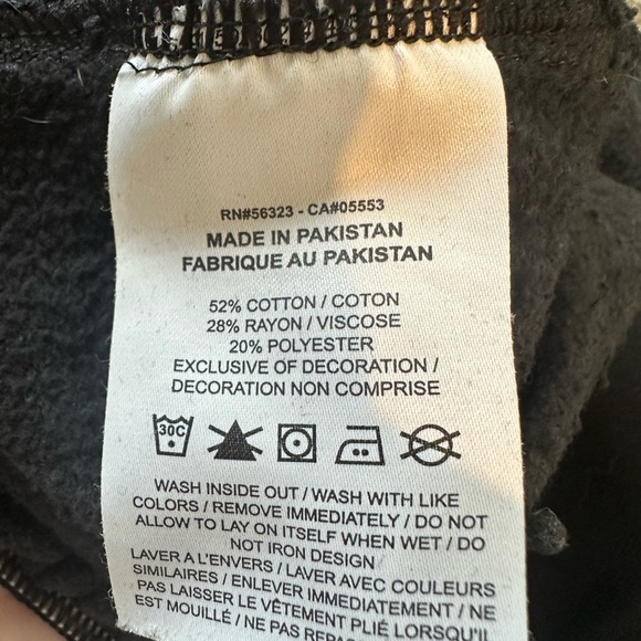 Nike Black Sweatpants with Rose Gold Glitter Logo - Picture 6 of 7